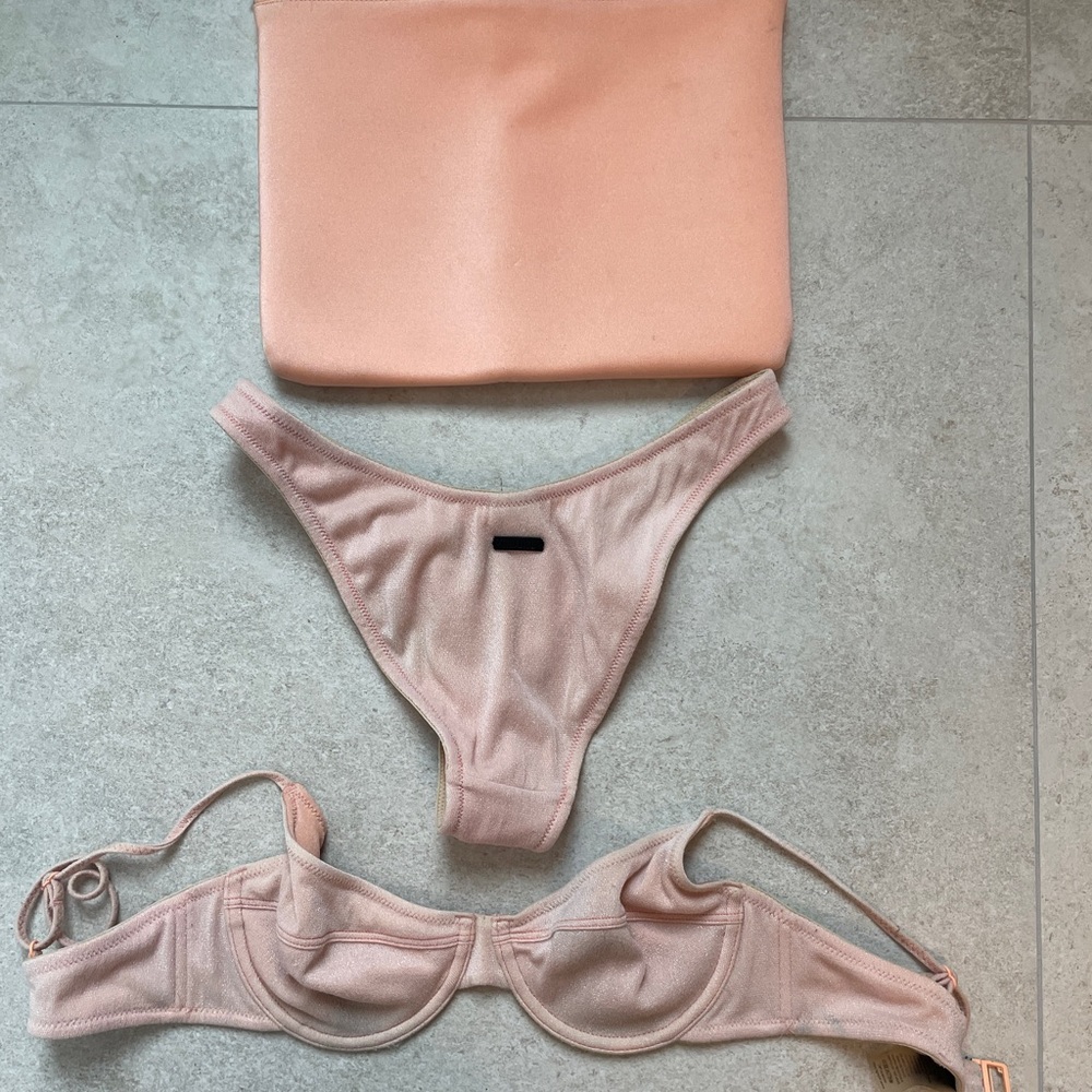 Triangl Swimwear Pink Bikini Set